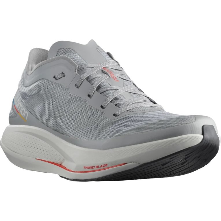 Grey Salomon Phantasm Men's Running Shoes | IE SD6420